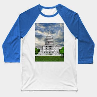 U.S. Capitol Building Baseball T-Shirt